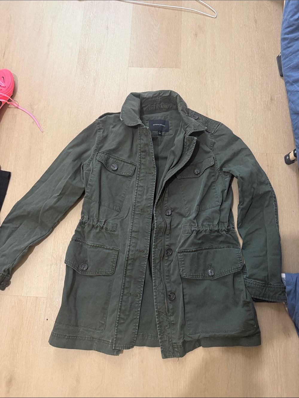Banana Republic Olive Green Utility Jacket - Women